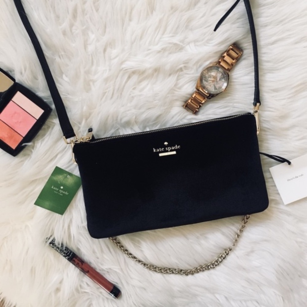 Kate Spade Velvet Crossbody
